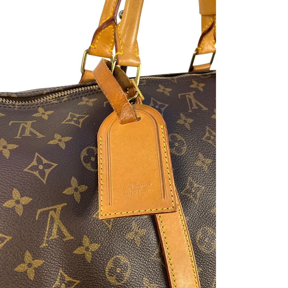 Louis Vuitton Keepall 55 Monogram Canvas Travel Duffle Bag Vintage France - Picture 9 of 16